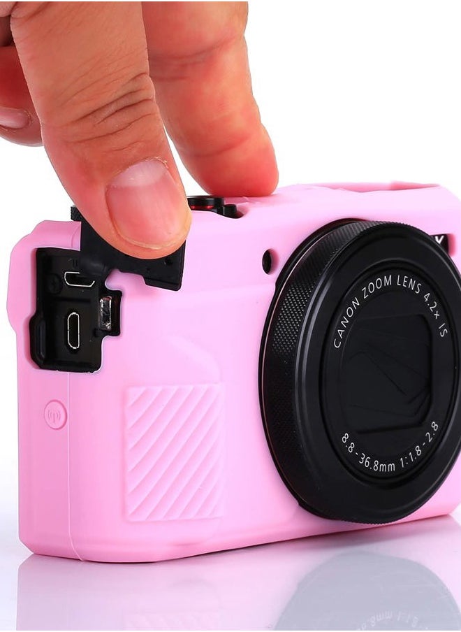 Pocoukate Camera Body Case for Canon G7X /G7X Mark II/Mark III Silicone Case Cover with Optical 9H Hardness 0.3mm Ultra-Thin DSLR Camera Screen Protector  - Image 4