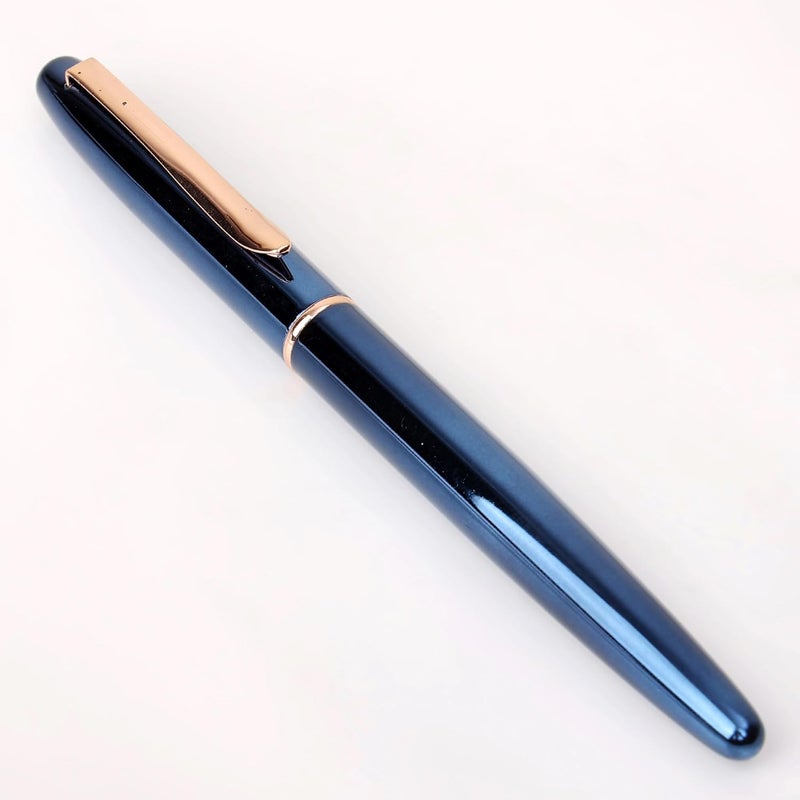 crewtone 20753 Luxury Roller Ball Pen Glossy Finish Metal Body with Copper Designer Clip & Trim, Gift Set for Men & Women, Executives with High End Gift Box. - Image 5