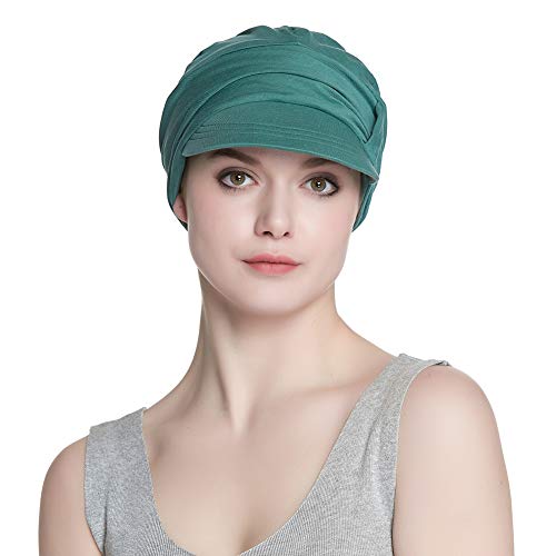 Alnorm Head Scarf for Women Chemo Cotton Baseball Cap Sun Hat Visor - Image 3