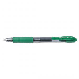 Pilot G2 gel pen, green ink, 0.7, pack of 12 pens - Image 2