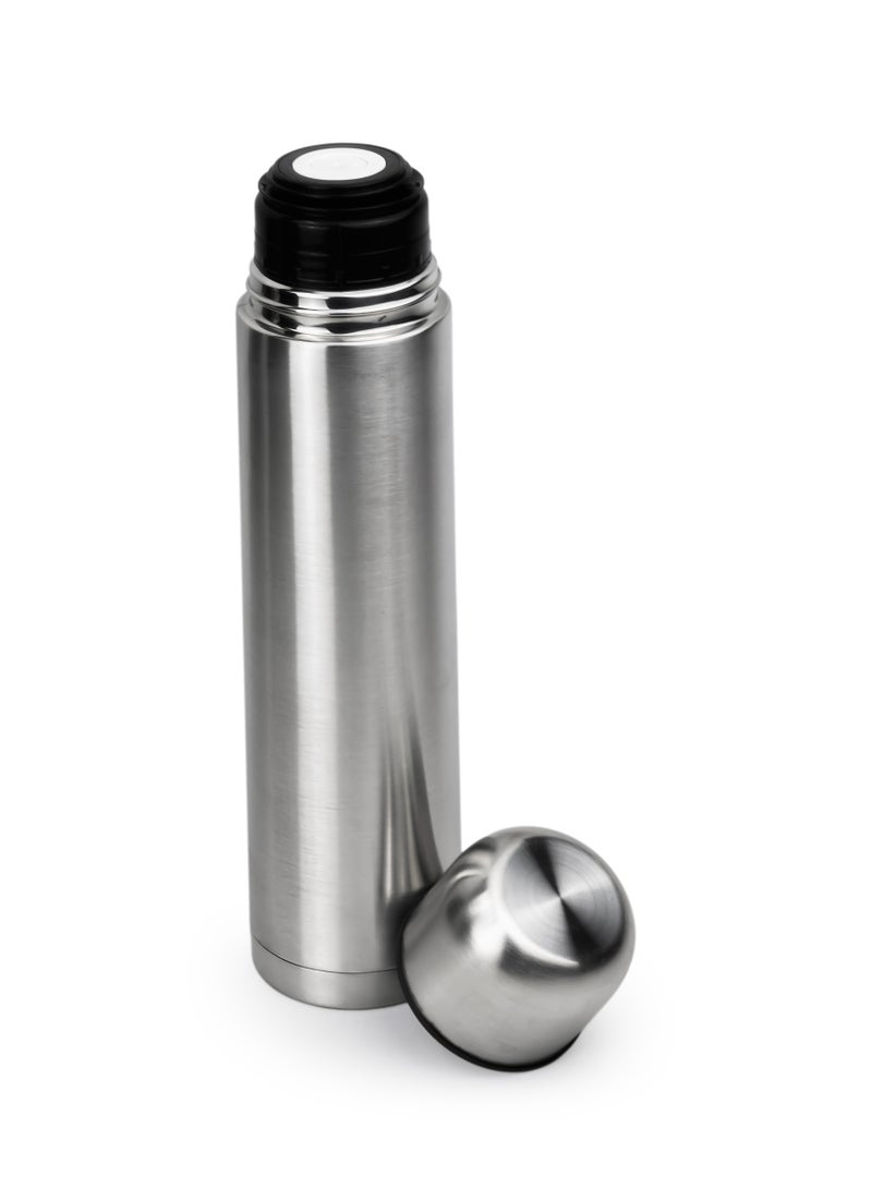 Nessan Home Brand Stainless Steel Vacuum Flask 1000ml - 1L Portable Insulated Water Bottle for Hot & Cold Drinks - Travel Thermos Bottle with Leak-Proof Cap - Image 3