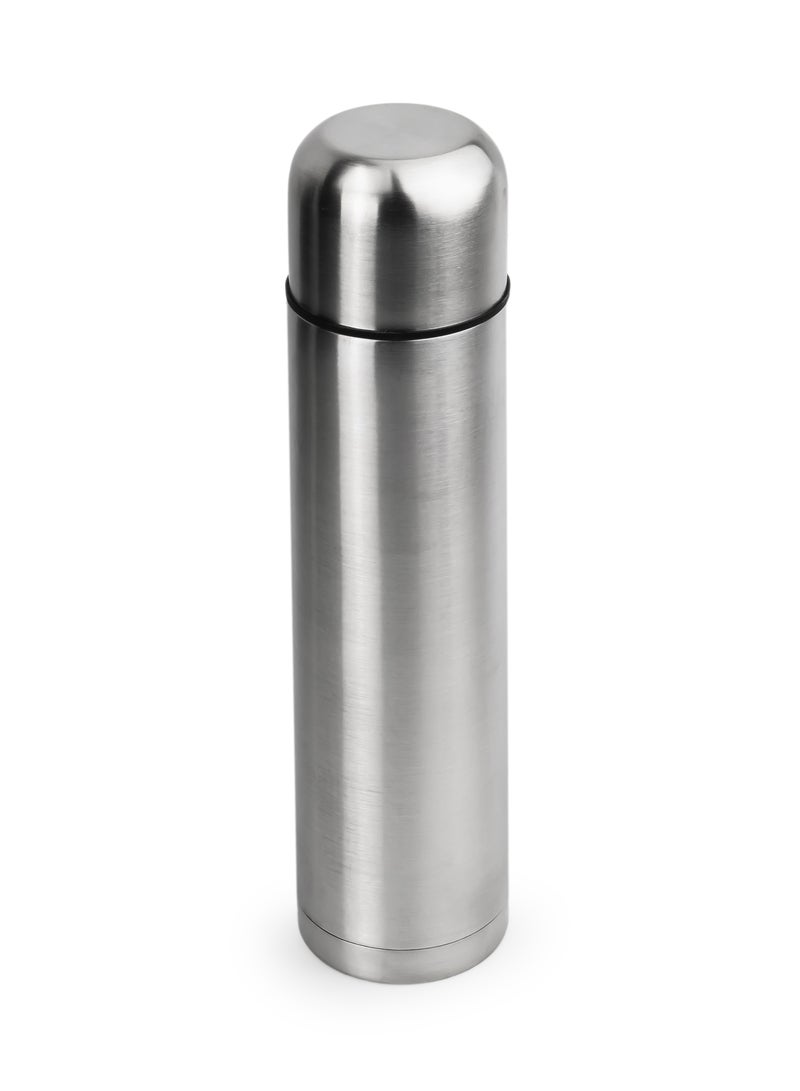 Nessan Home Brand Stainless Steel Vacuum Flask 1000ml - 1L Portable Insulated Water Bottle for Hot & Cold Drinks - Travel Thermos Bottle with Leak-Proof Cap - Image 1