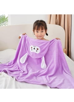 Generic Baby Hooded Towel, Baby Hooded Towel, 80 x 140cm Super Soft and Super Absorbent (Purple)  - Image 5