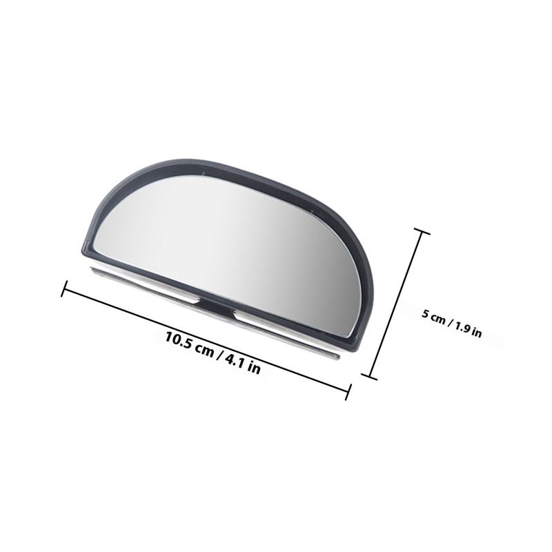 Convex Rearview Mirror For Safe Reversing Night Driving And Wide-Angle Degree Rotating Car Blind Spot Mirror For Vehicles - Image 2