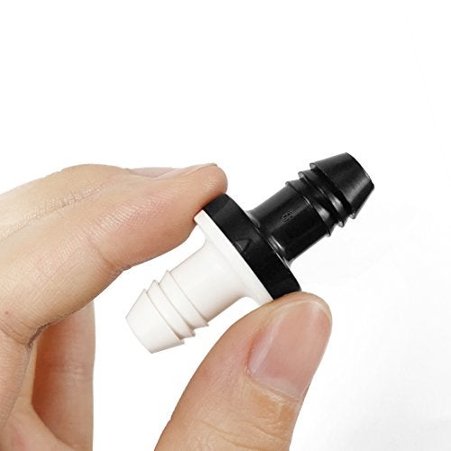 BBTUS 3/8" 10mm Inline vacuum Barbed Check Valve,1Pcs/ 2Pcs /5Pcs ABS One Way Water Non-Return Breather Check Valve for Fuel Gas Liquid Air - Image 5