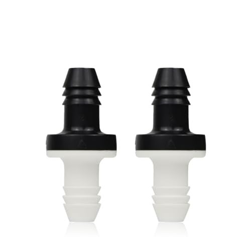 BBTUS 3/8" 10mm Inline vacuum Barbed Check Valve,1Pcs/ 2Pcs /5Pcs ABS One Way Water Non-Return Breather Check Valve for Fuel Gas Liquid Air - Image 1