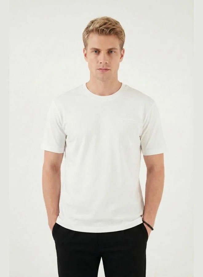 Buratti Buratti Cotton Regular Fit Crew Neck T-Shirt Men's T-SHIRT 5904095