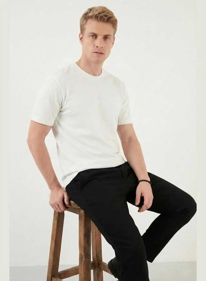 Buratti Buratti Cotton Regular Fit Crew Neck T-Shirt Men's T-SHIRT 5904095