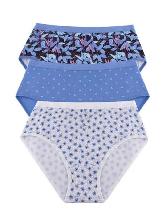 Milk brief Pantie Printed Pack Of 3  - Image 1