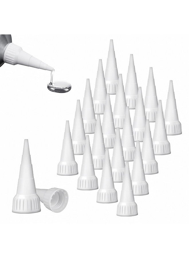 Aster 20 Pieces Snip Tip Applicator Adhesive Tube Tips Cap For E6000 Craft Glue 3.7 Ounce Adhesive Tubes, Snip Tip Applicator Cap - Image 1