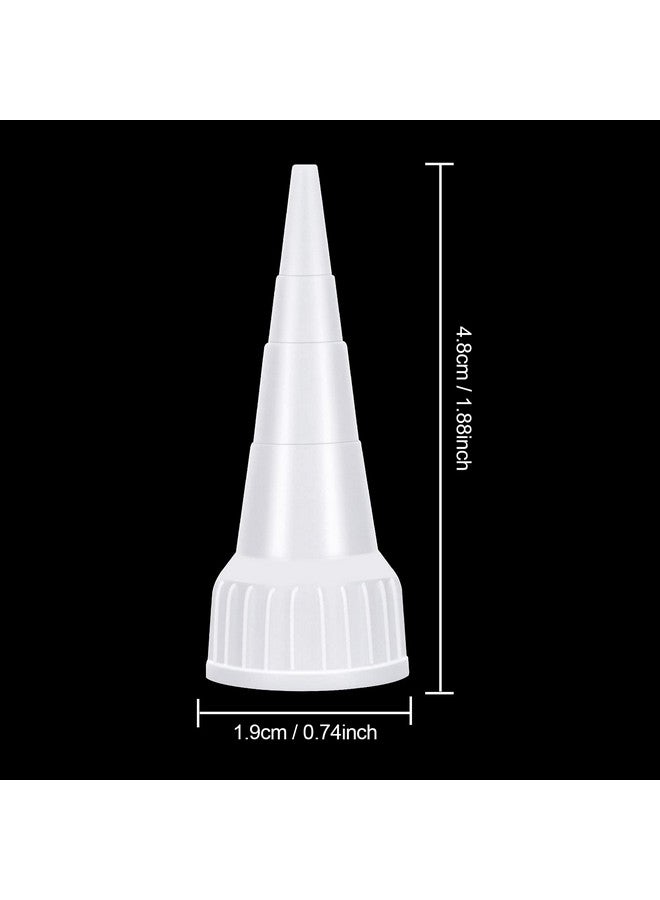 Aster 20 Pieces Snip Tip Applicator Adhesive Tube Tips Cap For E6000 Craft Glue 3.7 Ounce Adhesive Tubes, Snip Tip Applicator Cap - Image 2