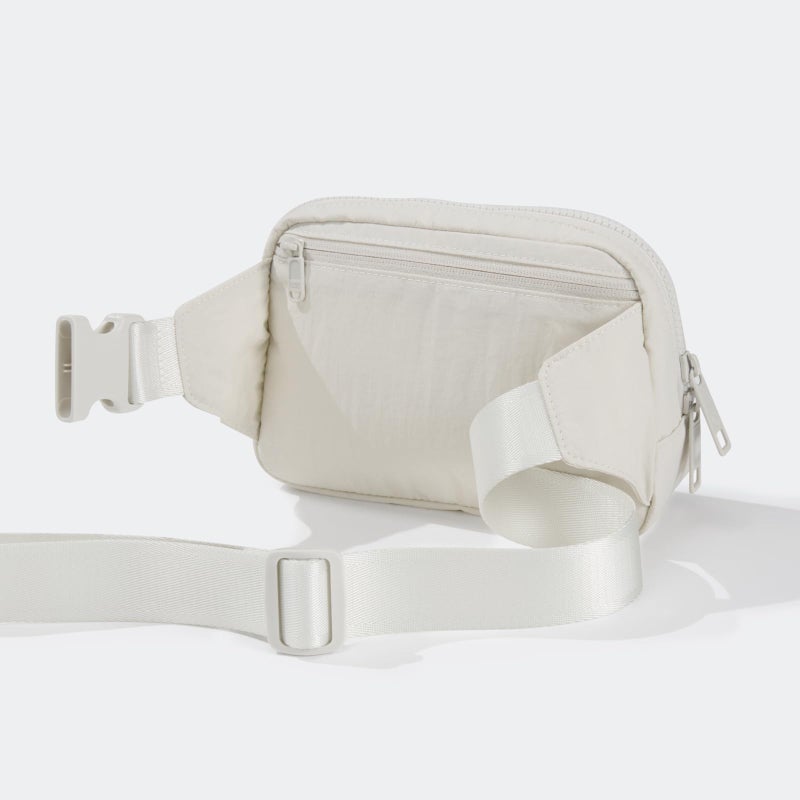 Pander Belt Bag Large 2L, Nylon Fanny Pack Purse for Women and Men with Adjustable Strap, White Opal - Image 4