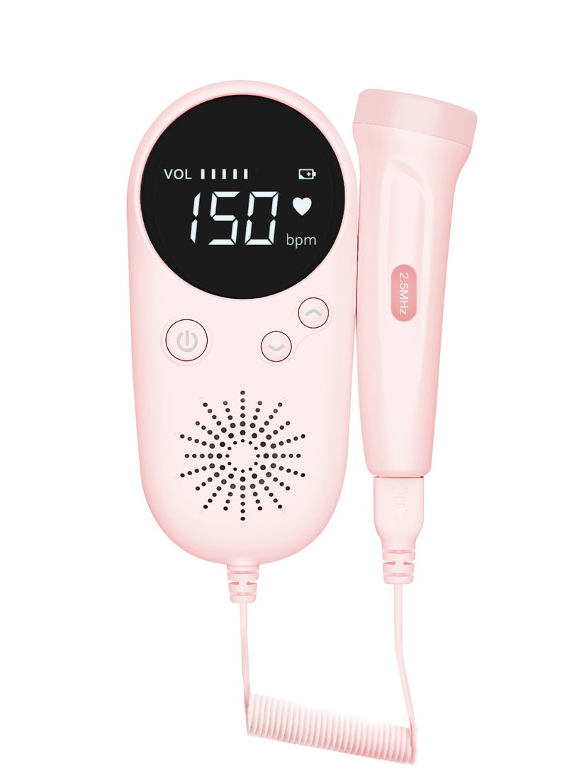 Britzgo Britzgo Doppler Ultrasound Baby Heart Rate Detector LED Heartbeat Monitor Radiation Free Stethoscope Portable Maternity Ultrasound Heart Rate Monitor  - Image 1