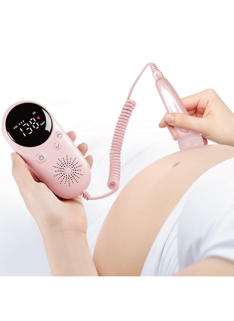 Britzgo Britzgo Doppler Ultrasound Baby Heart Rate Detector LED Heartbeat Monitor Radiation Free Stethoscope Portable Maternity Ultrasound Heart Rate Monitor  - Image 2