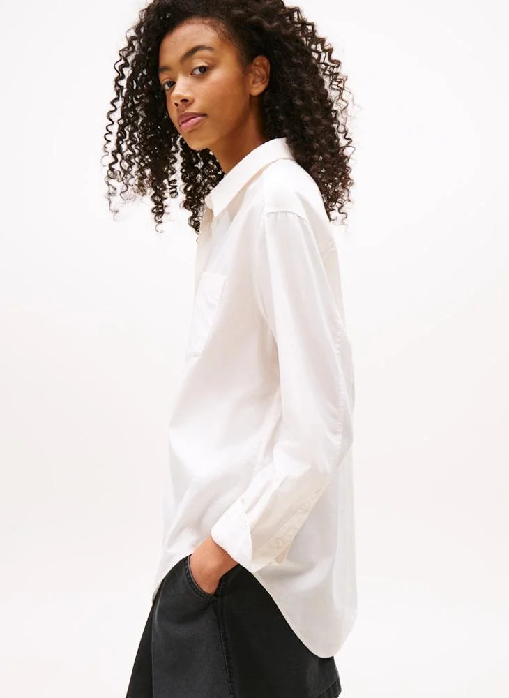TOMMY JEANS Logo Long Sleeve Shirt