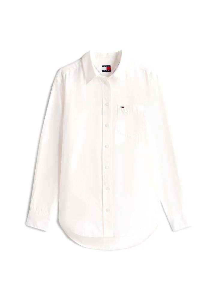 TOMMY JEANS Logo Long Sleeve Shirt