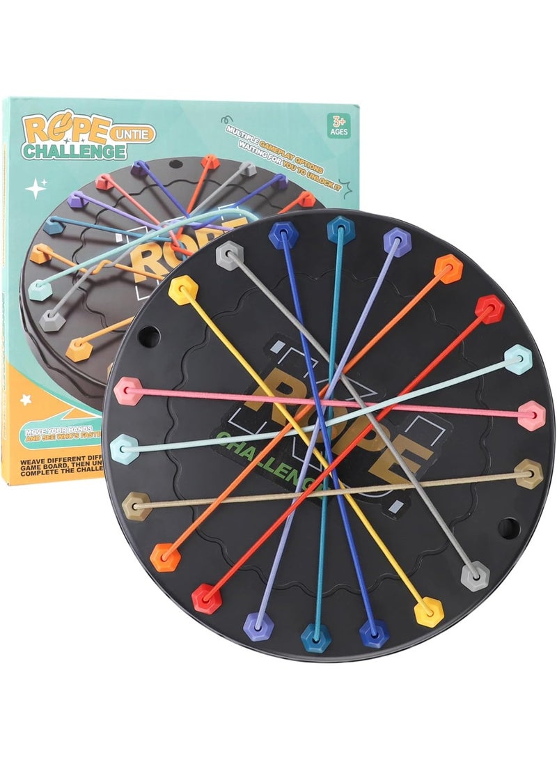 Rope Challenge Puzzle Game: Untangle the rope for children aged 3 and up. A strategic game with varying levels of difficulty. - Image 1