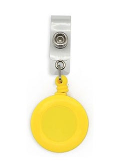 PARTNER 5-Piece Badge Reel for ID Cards Yellow  - Image 2