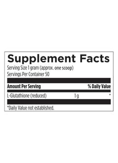 designs for health L-Glutathione Power 1000mg - Reduced L-Glutathione Powder Supplement to Support Normal Detoxification - Immune + Antioxidant Support - Easy Mix-In Drink Powder (50 Servings / 50g)  - Image 4