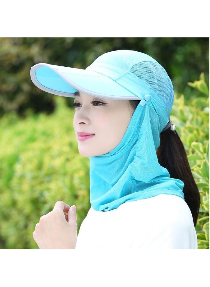 DubaiGallery Neck Face Breathable Detachable Wide Brim Sunshade Sun Hat Baseball Cap Shade Hat Beach Cap - Image 4