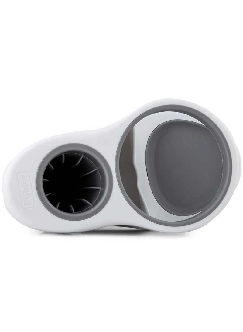 Polder White/Gray Style and Store Bathroom Accessory - Image 4