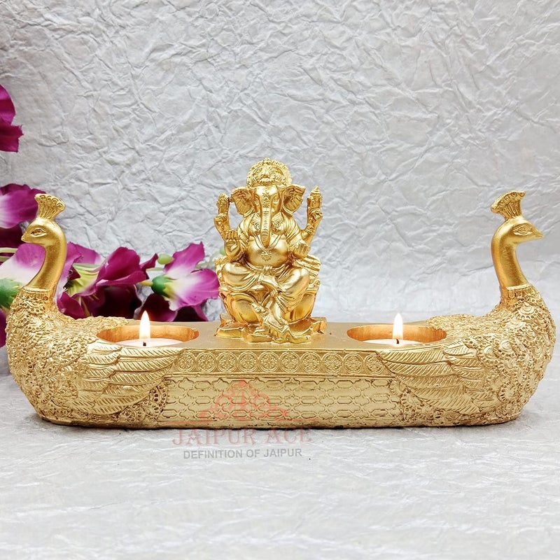 Jaipur ACE Beautiful Vinayak Ji Statue | Perfect Boat Ganesha Idol for Home & Office Decor | Elegant Ganesh Murti for Spiritual Ambiance & Gift | Durable, Artistic Design | Ideal Size - Image 4