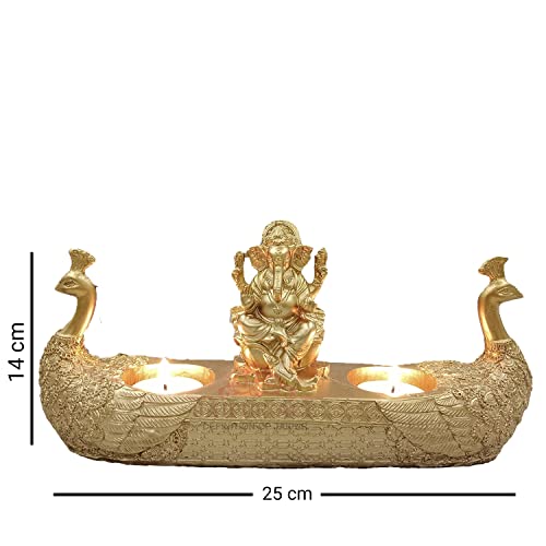 Jaipur ACE Beautiful Vinayak Ji Statue | Perfect Boat Ganesha Idol for Home & Office Decor | Elegant Ganesh Murti for Spiritual Ambiance & Gift | Durable, Artistic Design | Ideal Size - Image 3