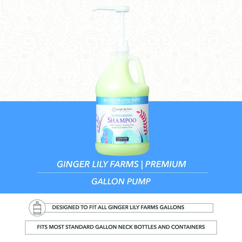 Ginger Lily Farms Premium Gallon Pump, Dispenses One Ounce Per Pump, Fits Most Standard Gallon Bottles and Containers - Image 3