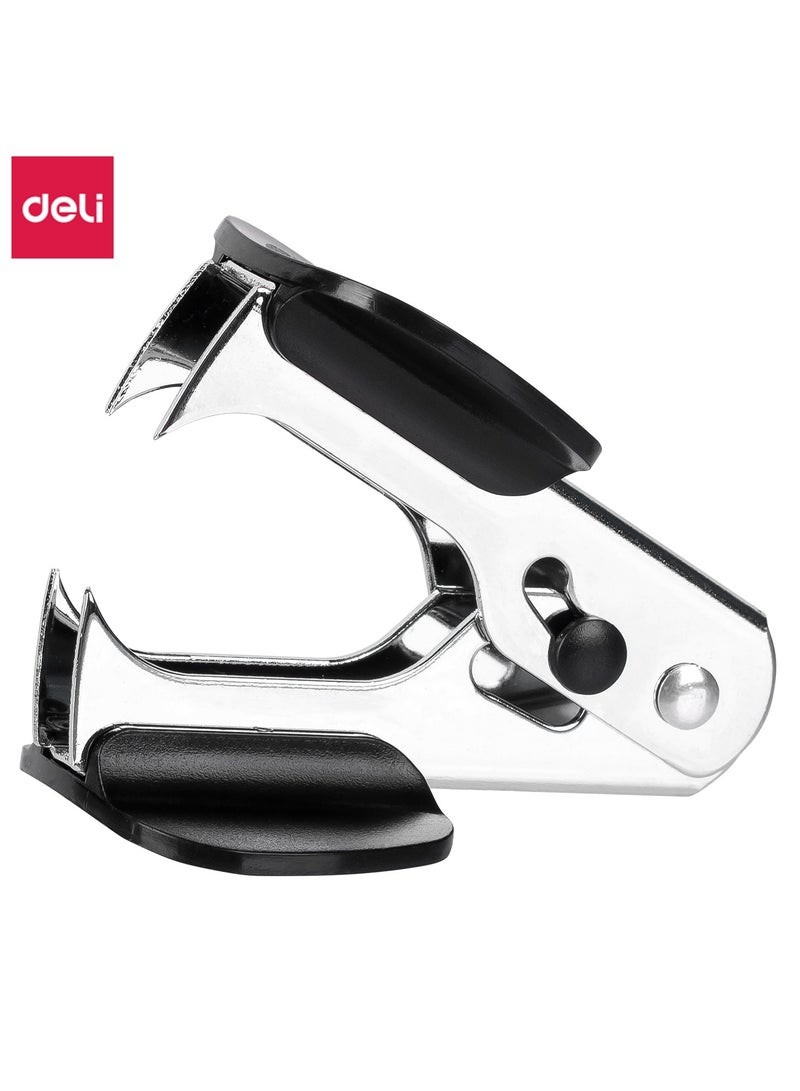 Deli E0231 Staple Remover, 25 Sheets Capacity Ergonomic Handle White/Blue/Black – For Office Use - Image 1