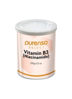 PURENSO Select -Vitamin B3 Powder - Niacinamide 100G, For Serum Making, Anti Ageing Beauty Formulations, Moisturizer & Lotion Making, Cosmetic Making & Diy Personal Care For Face, Hair, Skin & Body  - Image 1