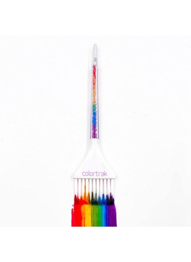Limited Edition Pride Brush For Hair Color Application Professional Balayage Tool With Feather Bristles Extra Wide Brush For Broad Coverage