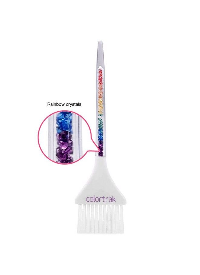 Limited Edition Pride Brush For Hair Color Application Professional Balayage Tool With Feather Bristles Extra Wide Brush For Broad Coverage
