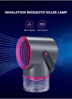 OULIYO Household Mosquito Killer Inhalation Mosquito Killer Lamp Electronic Mosquito Killer LED Trap Light Strong Suction Fan USB Powered  - Image 3
