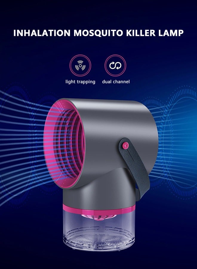 OULIYO Household Mosquito Killer Inhalation Mosquito Killer Lamp Electronic Mosquito Killer LED Trap Light Strong Suction Fan USB Powered - Image 3