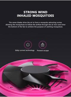 OULIYO Household Mosquito Killer Inhalation Mosquito Killer Lamp Electronic Mosquito Killer LED Trap Light Strong Suction Fan USB Powered  - Image 4