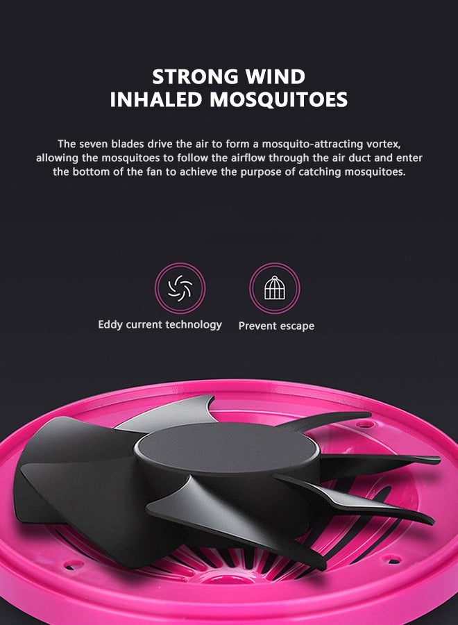 OULIYO Household Mosquito Killer Inhalation Mosquito Killer Lamp Electronic Mosquito Killer LED Trap Light Strong Suction Fan USB Powered - Image 4