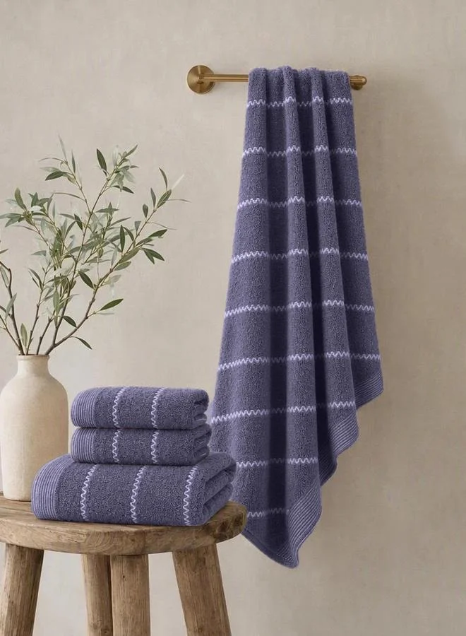 Styli Pack of 3 - Bath Towels, Navy Blue