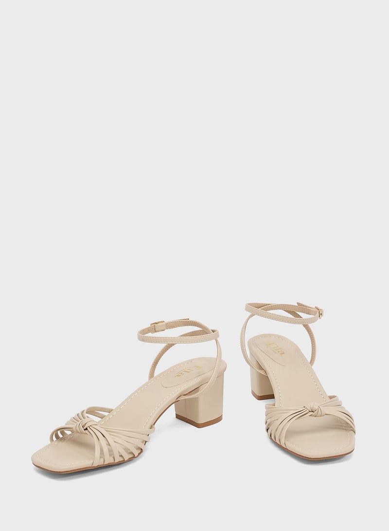 ELLA Ladies Block Heel Sandal - Image 4