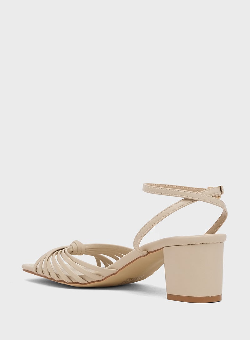 ELLA Ladies Block Heel Sandal - Image 3
