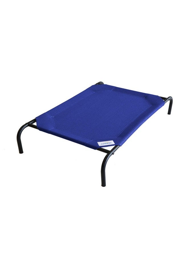 Coolaroo The Original Cooling Elevated Dog Bed, Indoor and Outdoor, Large, Aquatic Blue - Image 1