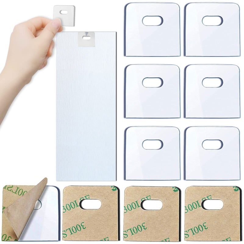 25 Sets 50 Pieces of Clear Vertical Blind Repair TabsVertical Blind TabsBlind Fixer Tabs for Vertical Blinds Replacement Slats