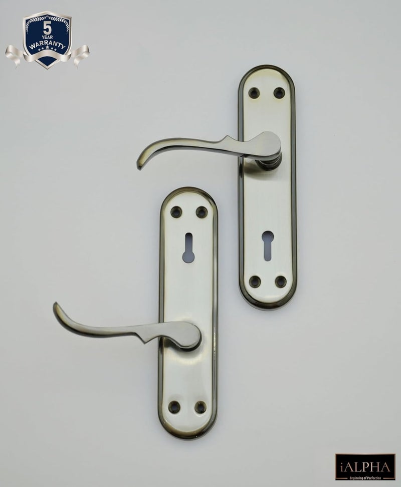 iALPHA Savio with 5 Years Warranty Premium Mortise Door Lock SetHighSecuring Door LockBedroomMain Door Lock Handle Set6Lever Lock Mechanism with Brass and Zinc Lock Body Cylinder with 2 Keys - Image 2