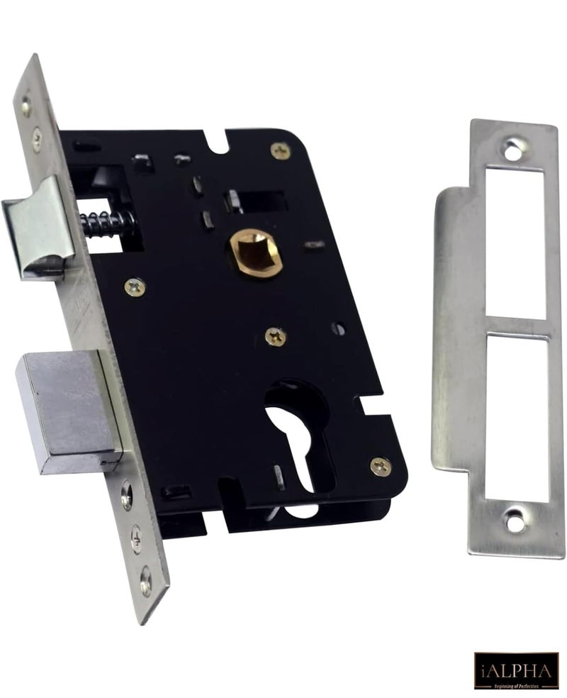 iALPHA Savio with 5 Years Warranty Premium Mortise Door Lock SetHighSecuring Door LockBedroomMain Door Lock Handle Set6Lever Lock Mechanism with Brass and Zinc Lock Body Cylinder with 2 Keys - Image 4
