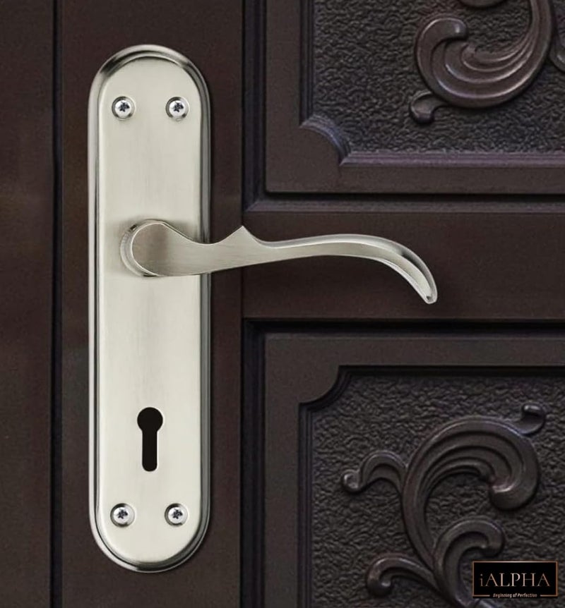 iALPHA Savio with 5 Years Warranty Premium Mortise Door Lock SetHighSecuring Door LockBedroomMain Door Lock Handle Set6Lever Lock Mechanism with Brass and Zinc Lock Body Cylinder with 2 Keys - Image 5