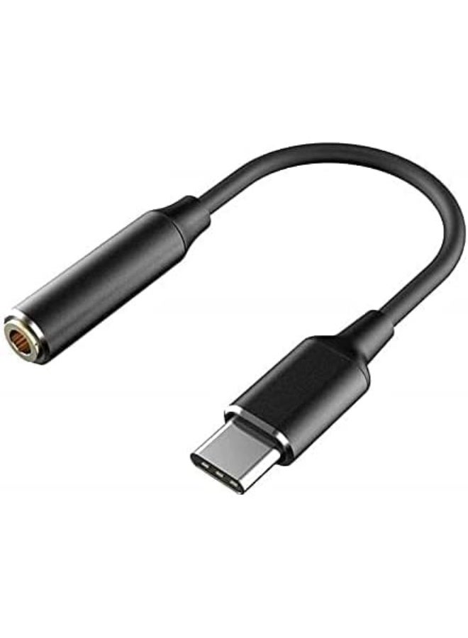 SMG 3.5mm to USB-C Headphone Jack Adapter for Note 10, EE-UC10JUWEGUS, Black - Image 1