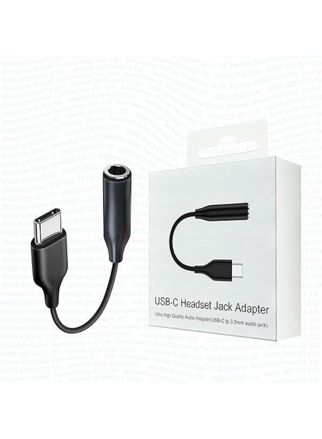 SMG 3.5mm to USB-C Headphone Jack Adapter for Note 10, EE-UC10JUWEGUS, Black - Image 2