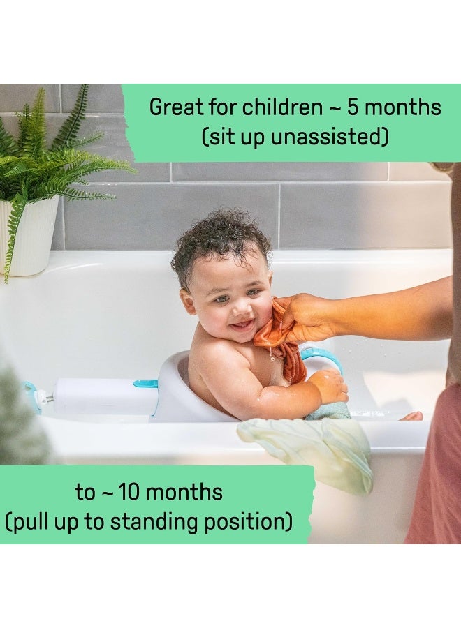 ingenuity Summer Infant My Bath Seat, Baby Bather for 5-10 Months - Gray - Image 3