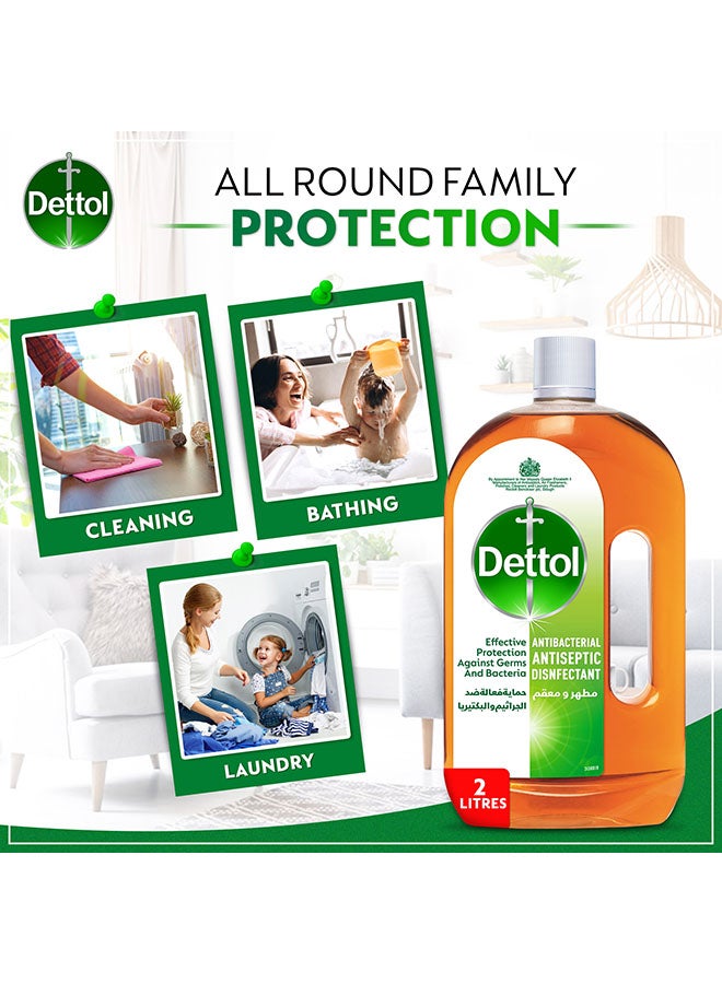 Dettol Antiseptic Antibacterial Disinfectant Liquid 2Liters - Image 3