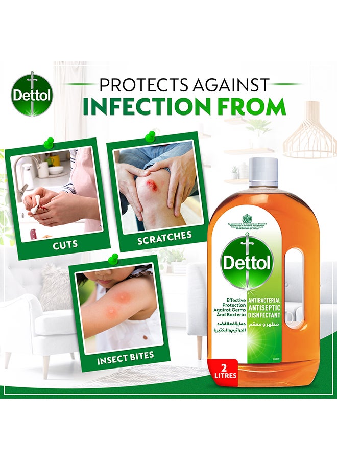 Dettol Antiseptic Antibacterial Disinfectant Liquid 2Liters - Image 4