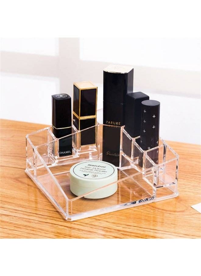 Kutis - 8 Compartments Cosmetic Storage Box For Lipstick, Brushes And Perfume - Image 1